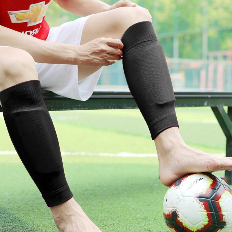 Load image into Gallery viewer, 1 Pair Sports Soccer Shin Guard Pad Sleeve Sock Leg Support Football Compression Calf Sleeve For Adult Teens Children
