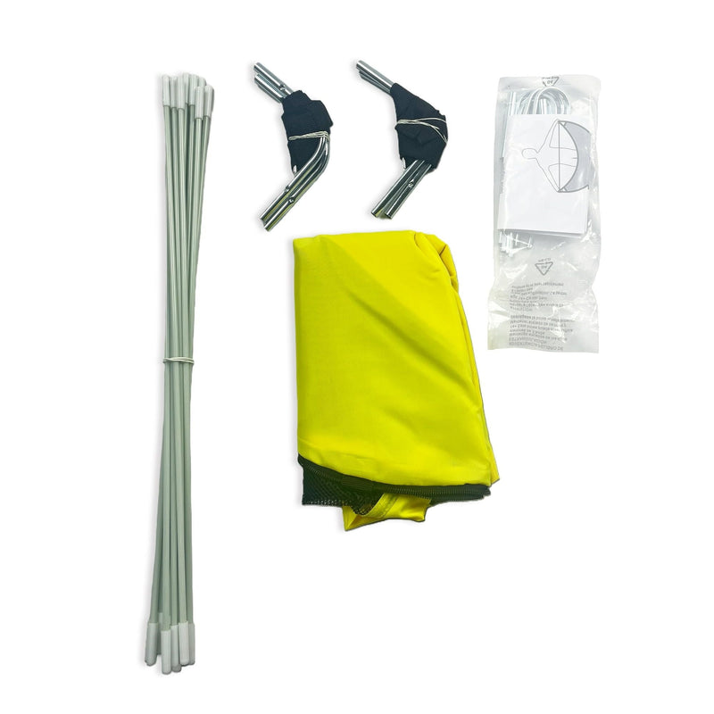 Load image into Gallery viewer, 2-Pack Pop-Up Soccer Nets – 3x2ft Portable Training Goals with Carry Bag for Kids Ages 5–12
