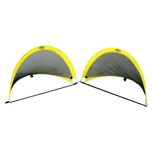 2-Pack Pop-Up Soccer Nets – 3x2ft Portable Training Goals with Carry Bag for Kids Ages 5–12