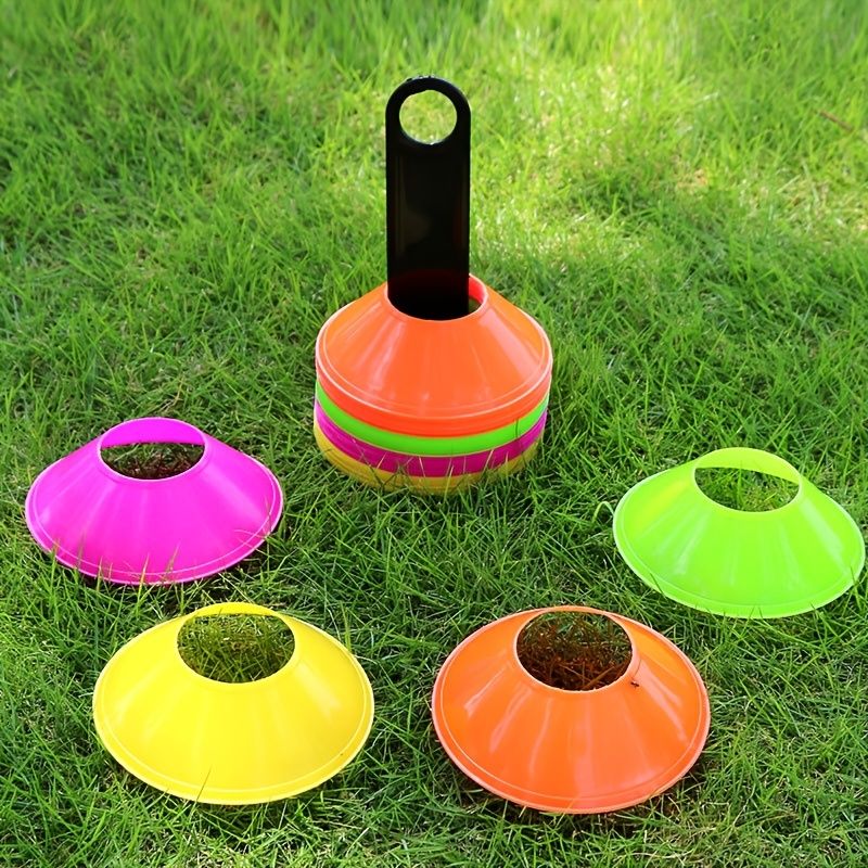 Load image into Gallery viewer, 10pcs Football Soccer cones Training Sport Disc Cones Set, Sports Equipment for Fitness Training agility

