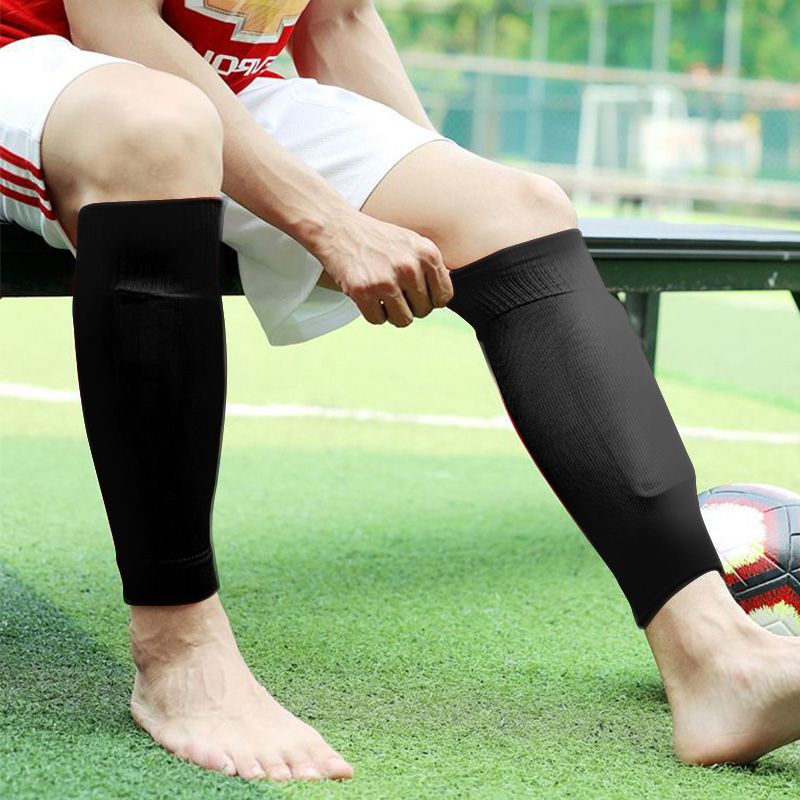 Load image into Gallery viewer, 1 Pair Sports Soccer Shin Guard Pad Sleeve Sock Leg Support Football Compression Calf Sleeve For Adult Teens Children
