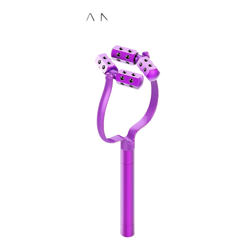 Load image into Gallery viewer, 1pc Electric Germanium Beauty Roller; Face Thinner Vibrating 3D Roller Massager; V Face Tool; U Germanium Massager Stick
