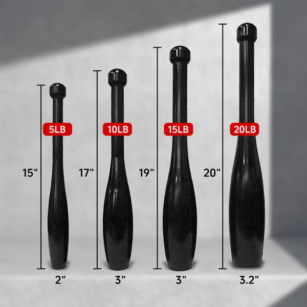 Load image into Gallery viewer, 10LB Fitness Bar Bell Iran Bar, Fitness Hammer Bell Club for Strength Training and Physical Fitness Wrist Exercise Equipment
