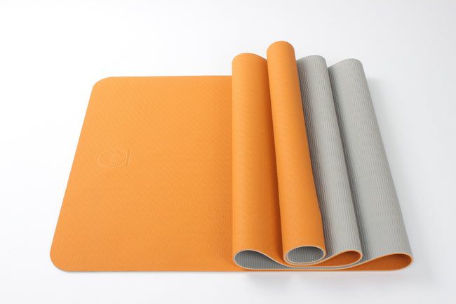 Load image into Gallery viewer, 2 Tone TPE Premium Yoga Mat
