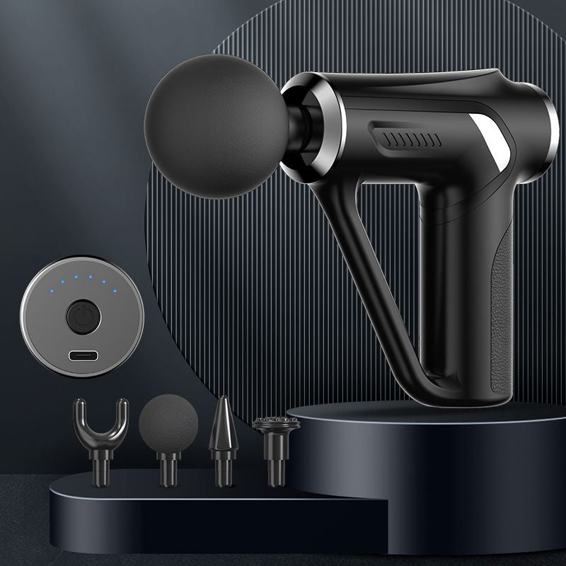 Load image into Gallery viewer, 1pc Tricep Gun Deep Muscle Massage Relax Outdoor Fitness Equipment Shock Full Body Massager Electric Massage Gun
