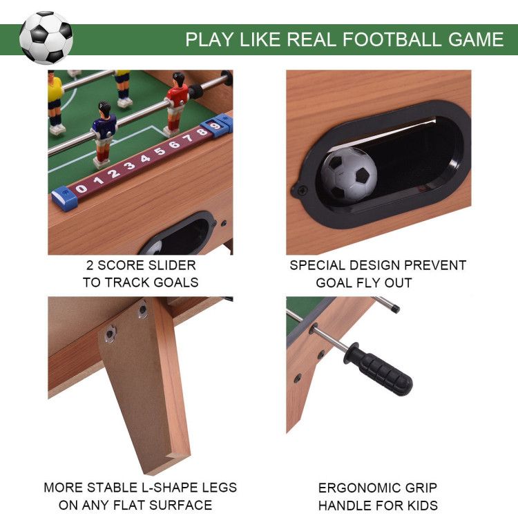 Load image into Gallery viewer, 27 Inch soccer table, Indoor Competition Game Foosball Table with Legs
