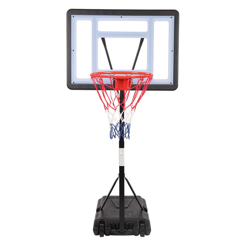 Load image into Gallery viewer, Adjustable Height Portable PVC Swimming Pool Basketball Stand for 7# Balls
