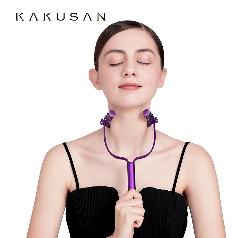 Load image into Gallery viewer, 1pc Electric Germanium Beauty Roller; Face Thinner Vibrating 3D Roller Massager; V Face Tool; U Germanium Massager Stick
