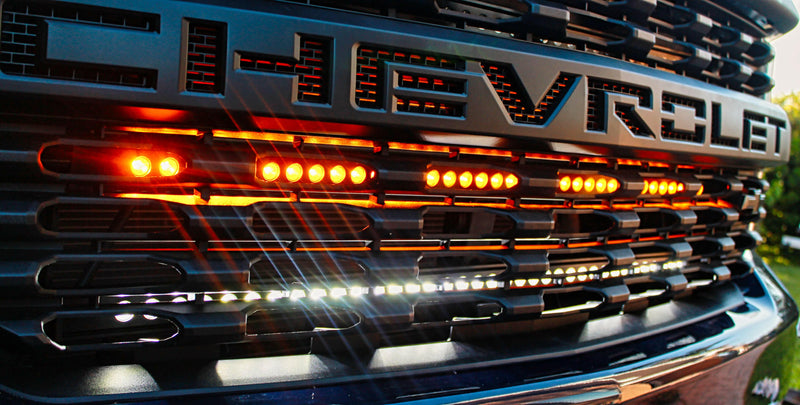 Load image into Gallery viewer, 2019-2021 Chevrolet Silverado 1500 Dual 40s Light Bars
