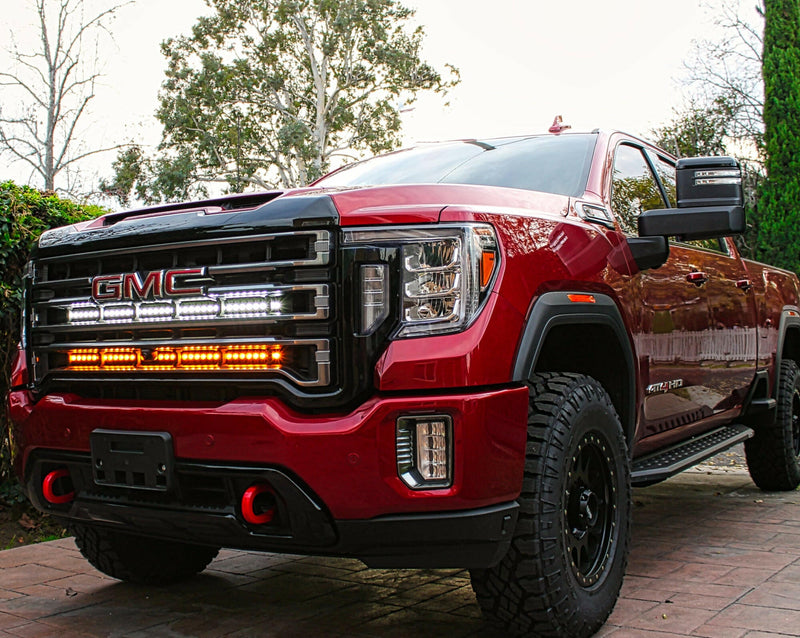 Load image into Gallery viewer, 2020+ GMC Sierra 2500/3500HD Dual 40s Light Bars

