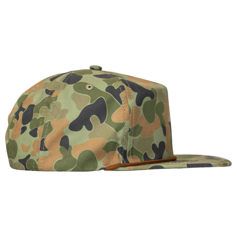 Load image into Gallery viewer, Crushable Rope Snapback Hat | Duck Camo
