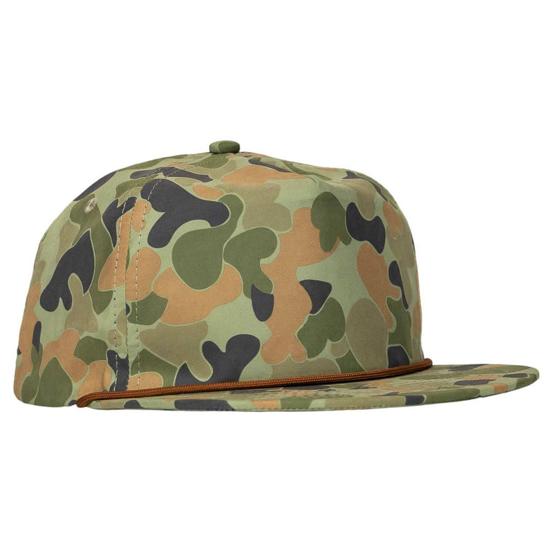 Load image into Gallery viewer, Crushable Rope Snapback Hat | Duck Camo

