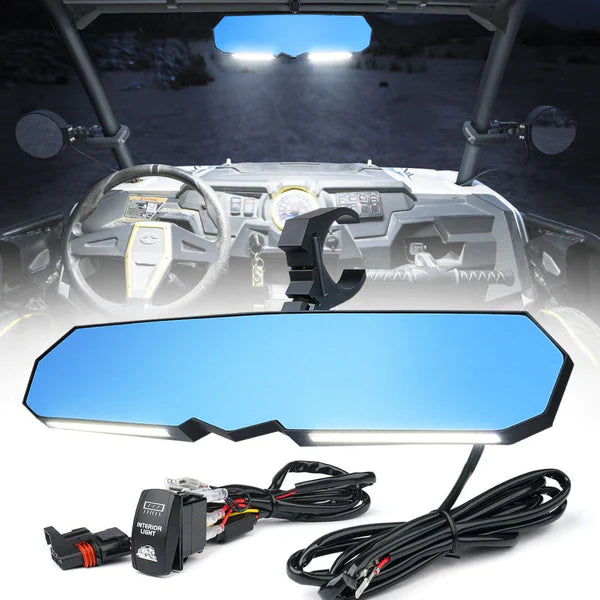 Load image into Gallery viewer, D2D 13" Lighted Rearview Mirror
