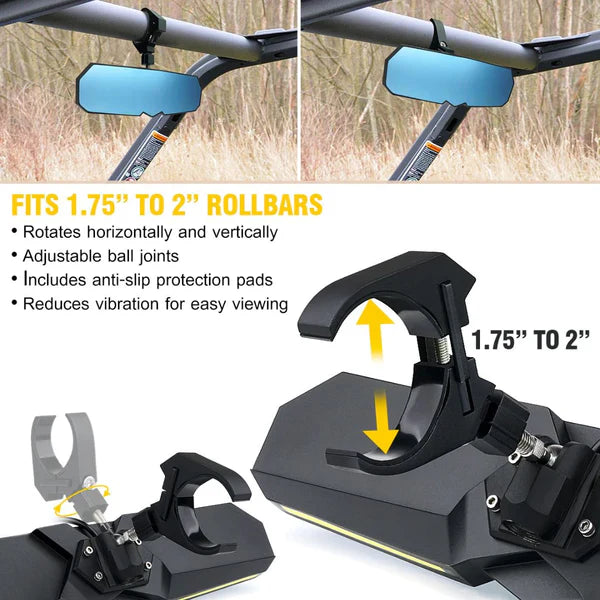 Load image into Gallery viewer, D2D 13" Lighted Rearview Mirror

