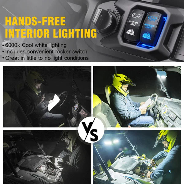 Load image into Gallery viewer, D2D 13" Lighted Rearview Mirror
