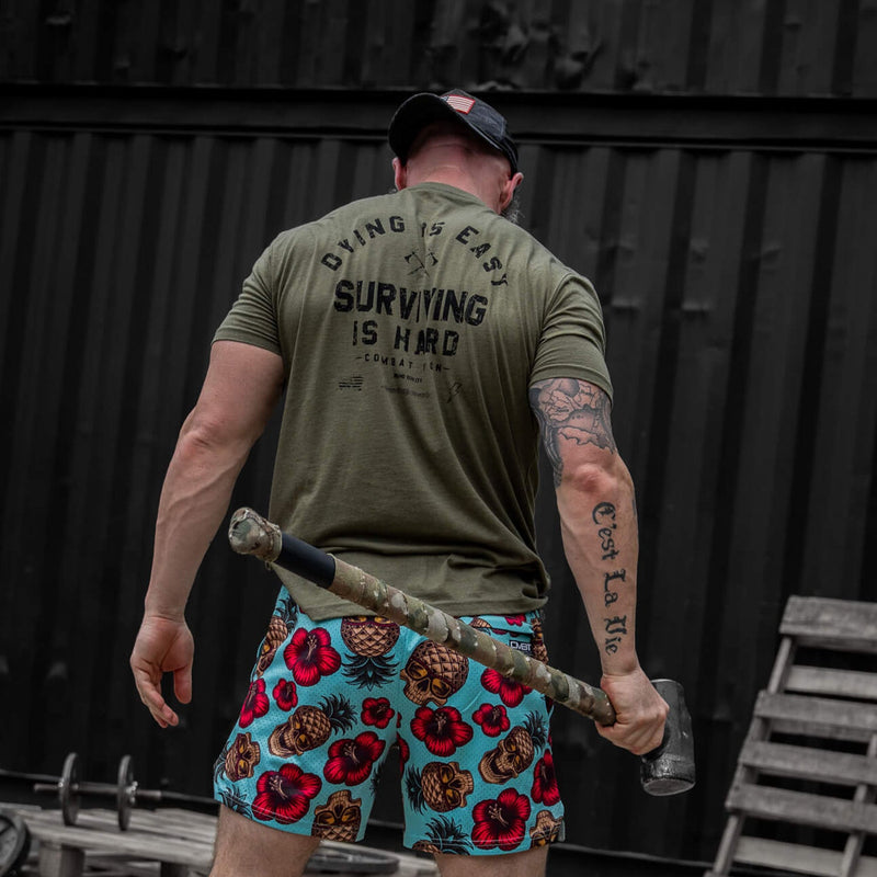 Load image into Gallery viewer, Dying is Easy. Surviving Is Hard Men&#39;s T-Shirt
