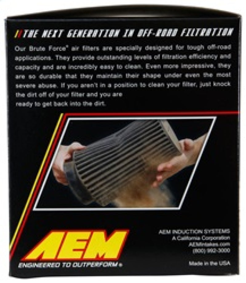 Load image into Gallery viewer, AEM Induction AEM 3 inch x 5 inch DryFlow Air Filter 21-203BF
