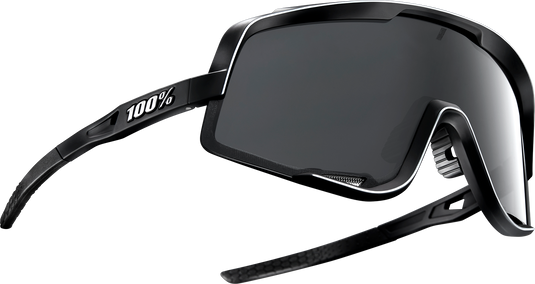 100% Glendale Sunglasses - Black - Smoke 60011-00000