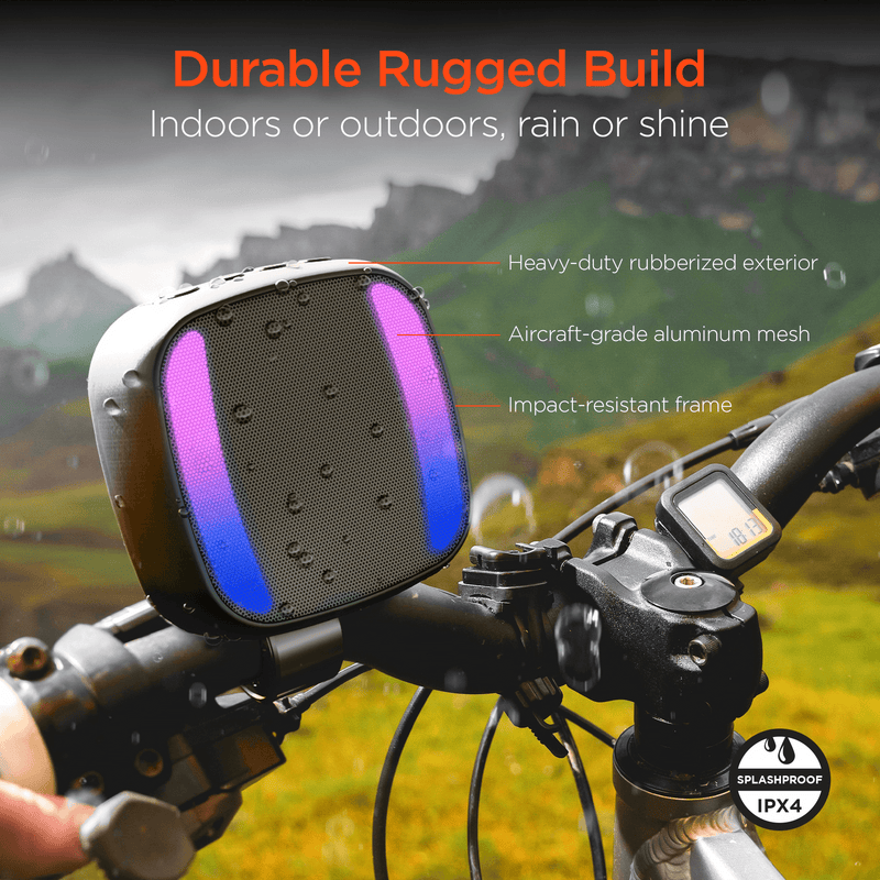 Load image into Gallery viewer, HyperGear Spin Cycle LED Wireless Bike Speaker
