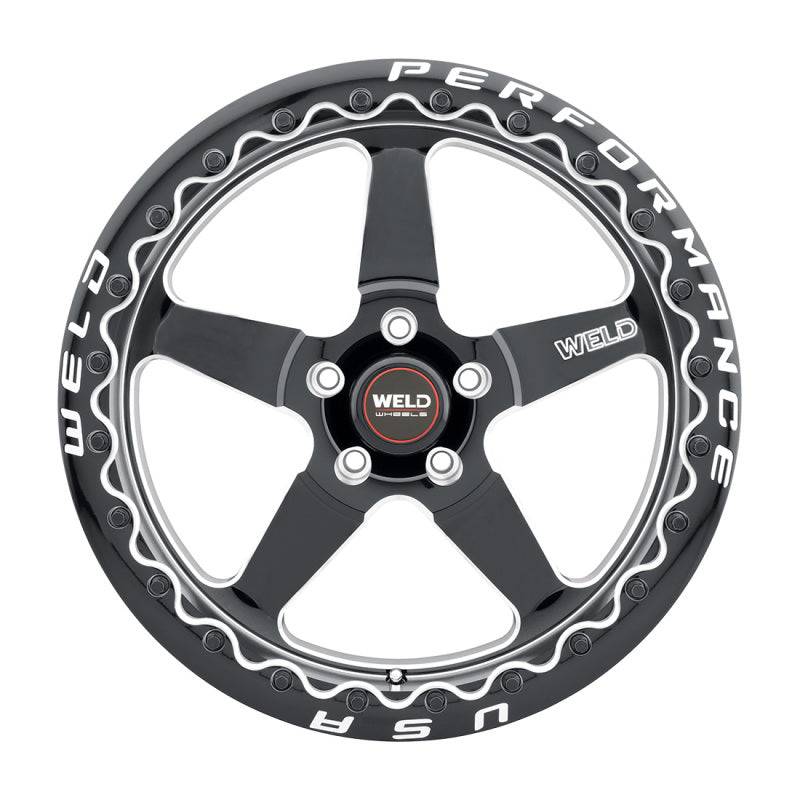 Load image into Gallery viewer, Weld S904 17x10 Ventura Bead Lock 5x120 ET42 BS7.15 Gloss BLK MIL DIA 78.1

