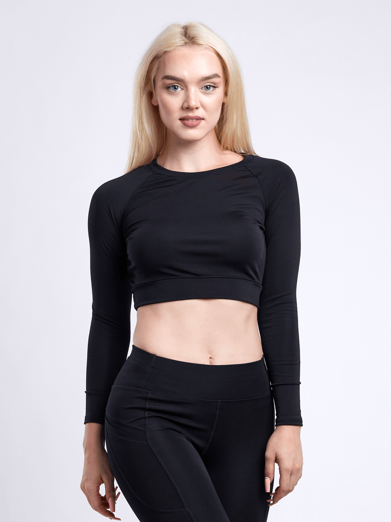 Load image into Gallery viewer, JupiterGear Long-Sleeve Crop Top
