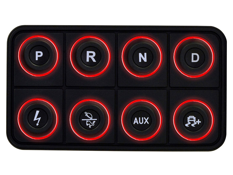 Load image into Gallery viewer, AEM EV 8 Button Keypad CAN Based Programmable Backlighting 30-8400
