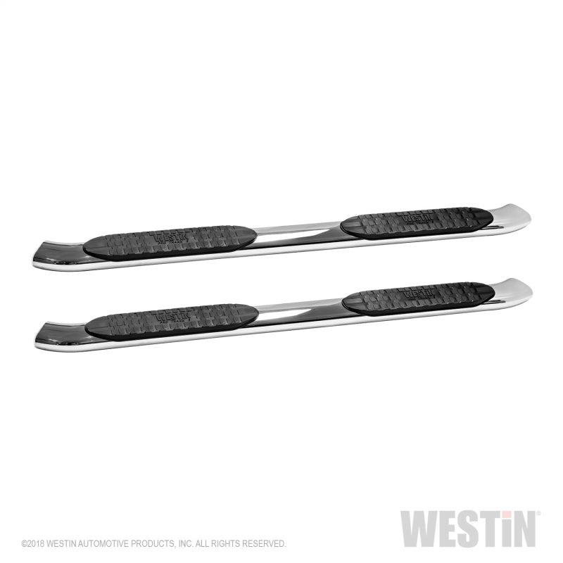 Load image into Gallery viewer, Westin 19-20 Ram 1500 Crew Cab PRO TRAXX 5 Oval Nerf Step Bars - Stainless Steel
