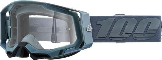 100% Racecraft 2 Goggles - Battleship - Clear 50009-00017