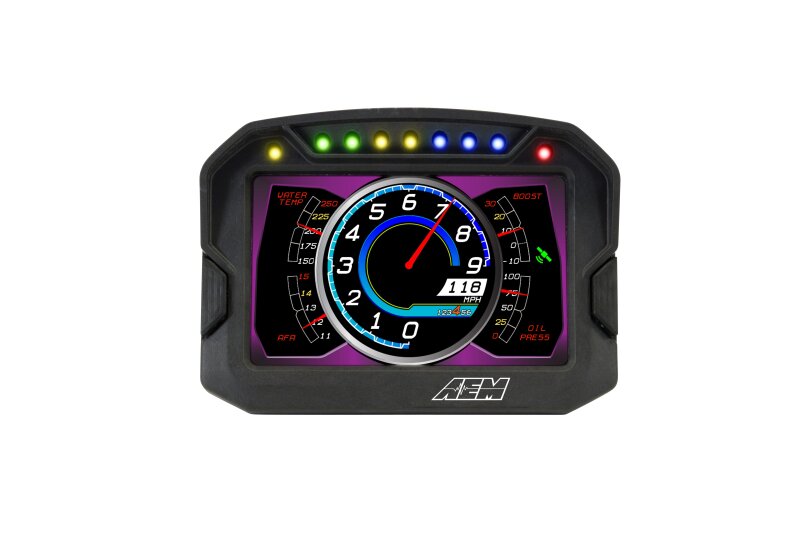 Load image into Gallery viewer, AEM CD-5LG Carbon Logging Digital Dash Display w/ Internal 10Hz GPS &amp; Antenna 30-5603

