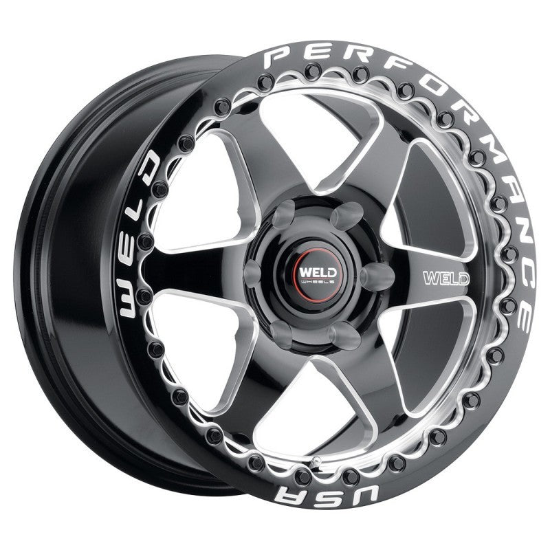 Load image into Gallery viewer, Weld S909 20x10 Ventura 6 Beadlock 6x139.7 ET38 BS7.00 Gloss BLK MIL DIA 106.1
