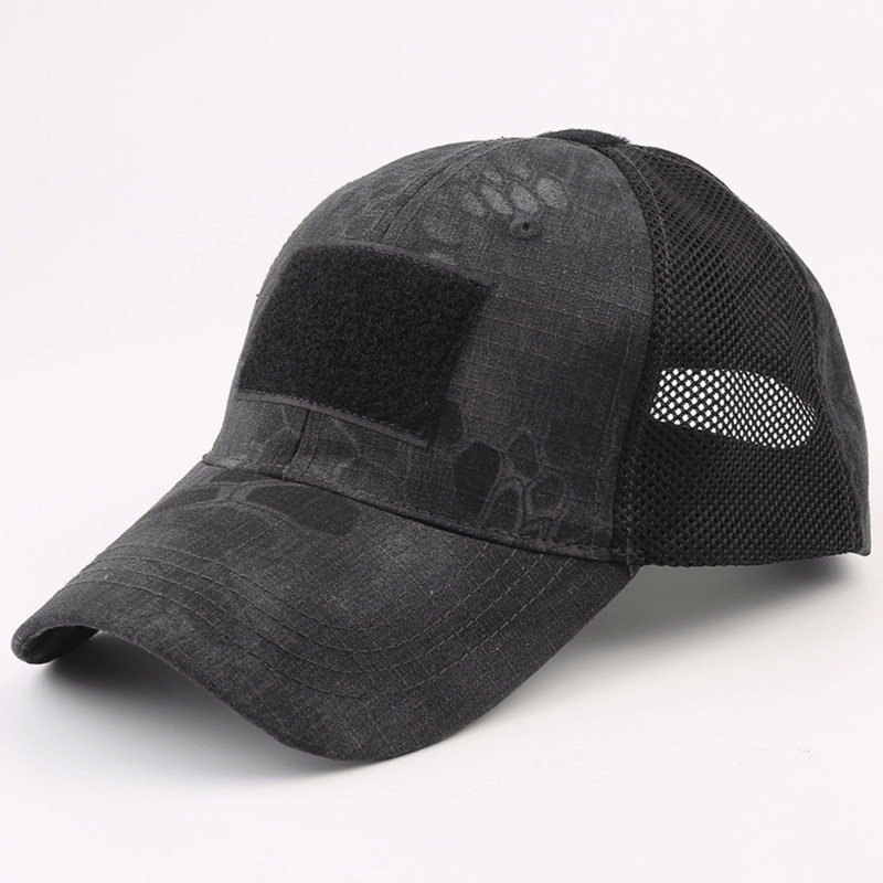 Load image into Gallery viewer, Tactical-Style Patch Hat with Adjustable Strap

