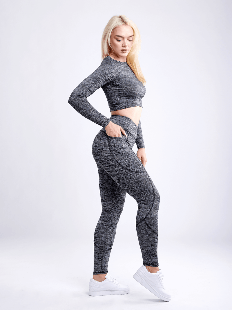 Load image into Gallery viewer, JupiterGear Long-Sleeve Crop Top
