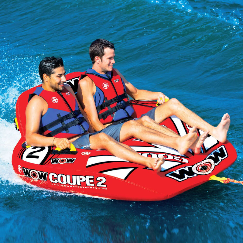 Load image into Gallery viewer, WOW Watersports 2 Person Coupe Cockpit Towable Water Tube
