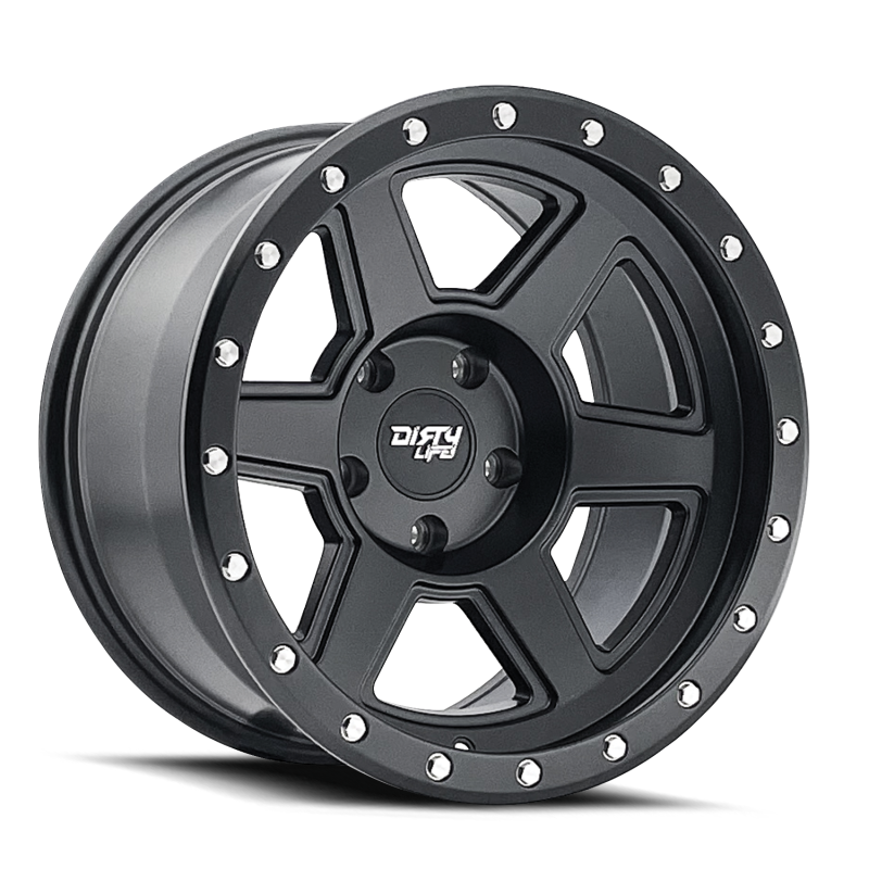 Load image into Gallery viewer, Dirty Life 9315 Compound 17x9 / 5x127 BP / -12mm Offset / 78.1mm Hub Matte Black Wheel
