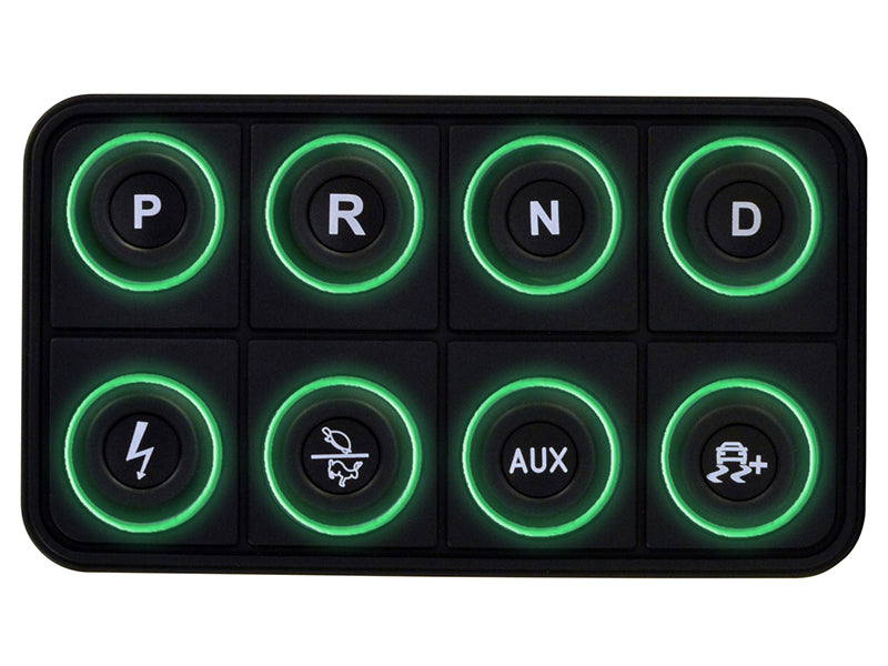 Load image into Gallery viewer, AEM EV 8 Button Keypad CAN Based Programmable Backlighting 30-8400
