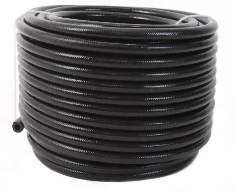 Load image into Gallery viewer, Aeromotive PTFE SS Braided Fuel Hose - Black Jacketed - AN-06 x 16ft 15335
