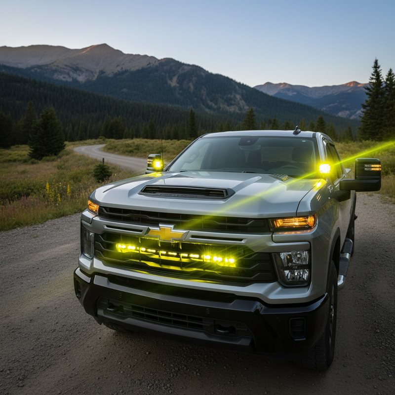 Load image into Gallery viewer, 2020+ Chevrolet Silverado 2500/3500 Single 40in Light Bar - PRO
