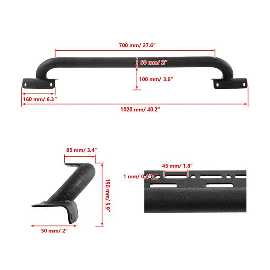 3 Inch 80W 9600LM LED Pods Lights White&Yellow+Bull Bar For Ford Bronco 2/4 Door 2021 2022