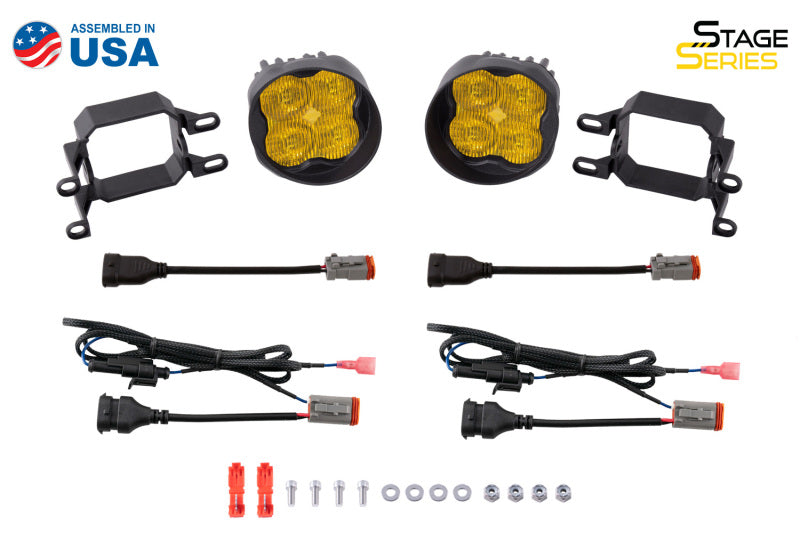 Load image into Gallery viewer, Diode Dynamics SS3 Max Type B Kit ABL - Yellow SAE Fog
