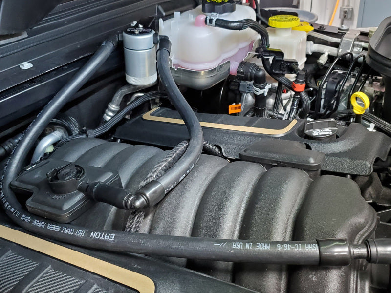 Load image into Gallery viewer, J&amp;L 2021-2025 Jeep Wrangler 392 Oil Separator 3.0 Passenger Side - Clear Anodized
