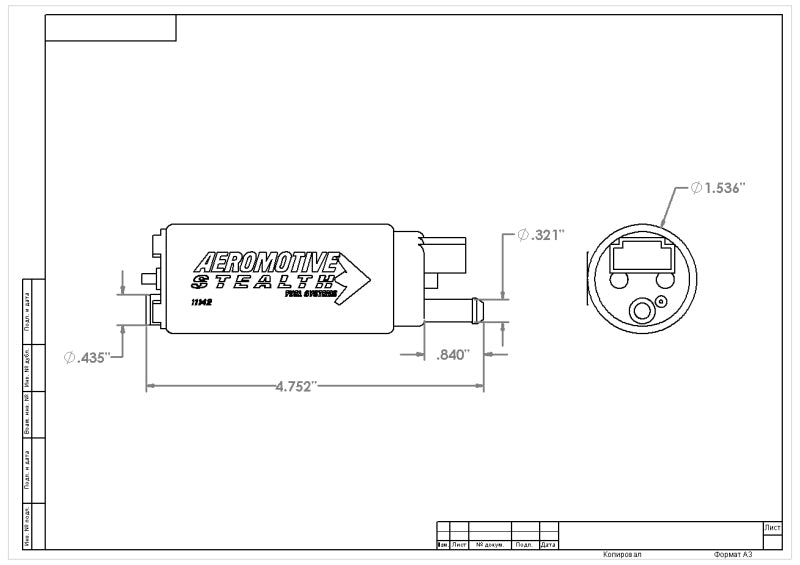 Load image into Gallery viewer, Aeromotive 340 Fuel Pump Offset Inlet
