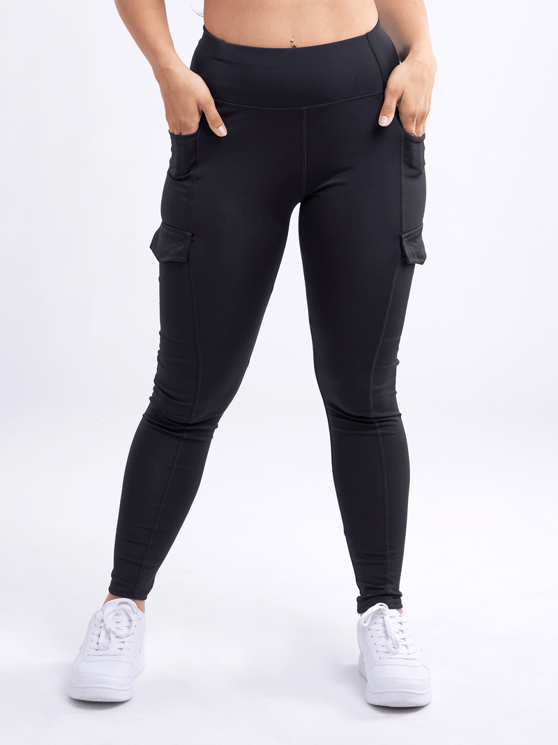 Load image into Gallery viewer, JupiterGear High-Waisted Leggings with Side Cargo Pockets

