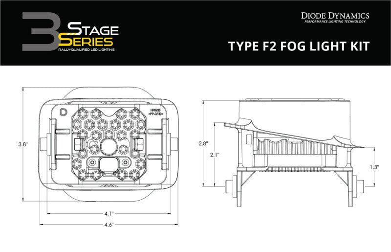 Load image into Gallery viewer, Diode Dynamics SS3 Pro Type F2 Kit ABL - White SAE Fog
