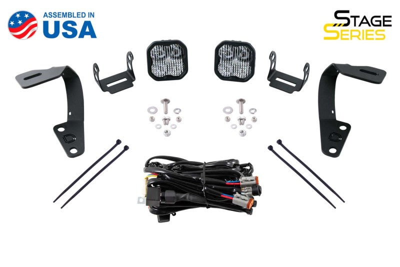 Load image into Gallery viewer, Diode Dynamics 10-21 Toyota 4Runner SS3 LED Ditch Light Kit - Pro White Combo

