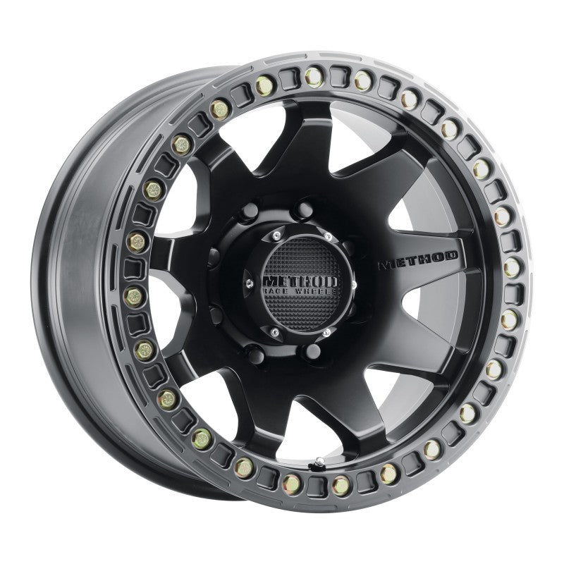 Load image into Gallery viewer, Method MR108 17x9 -44mm Offset 8x6.5 130.81mm CB Matte Black w/BH-H24125-38 Wheel
