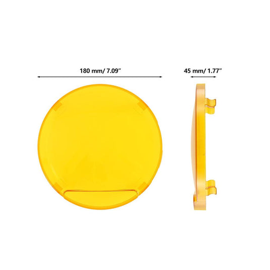 (2pcs/set) 7 Inch 230W 33332LM 360-PRO Series Custom Lens Offroad LED Driving Lights+Amber/Black Covers(Optional) for FORD F150 F250