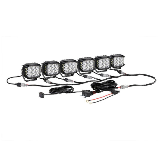 6-LED Pod Light Power Wiring Harness Kit with 3 PIN DT Plug