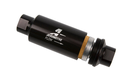 Aeromotive 10 Micron, ORB-10 Black Fuel Filter