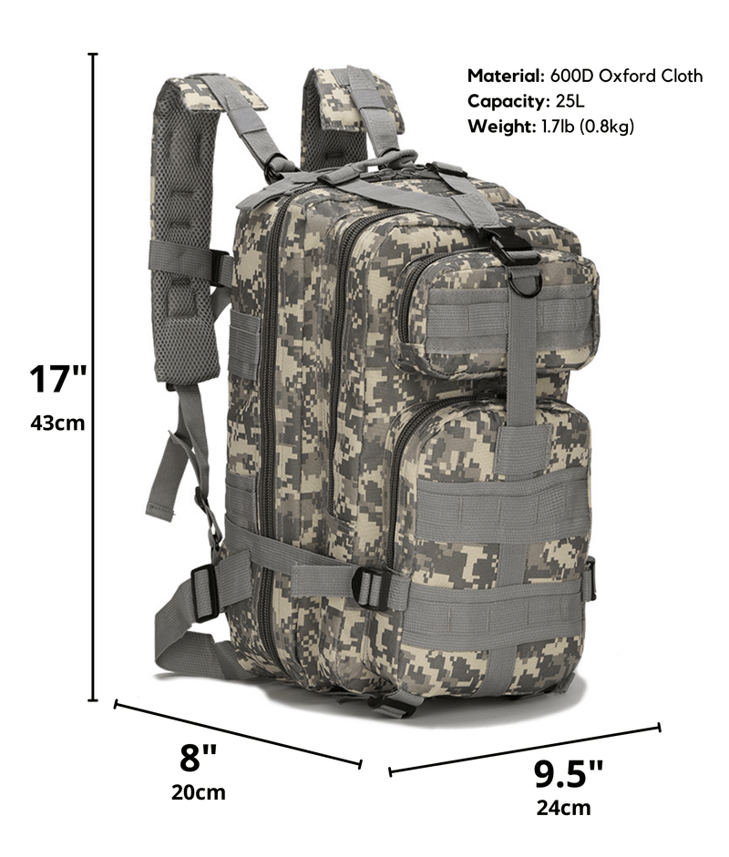 Load image into Gallery viewer, Tactical 25L Molle Backpack
