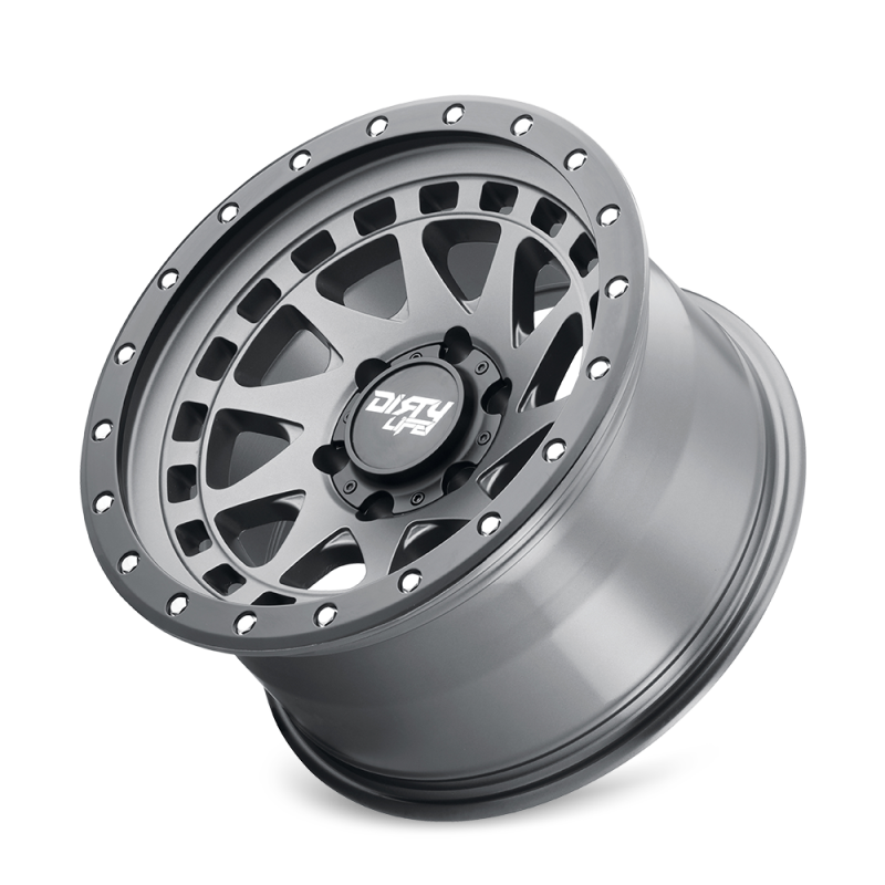 Load image into Gallery viewer, Dirty Life 9311 Enigma Pro 17x9/5x127 BP/-12mm Offset/71.5mm Hub Satin Graphite Wheel - Beadlock
